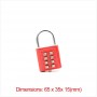 combination red locks door key pad locks with logo printed