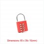 combination red locks door key pad locks with logo printed