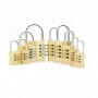 combination locks fingerprint padlock with logo printed