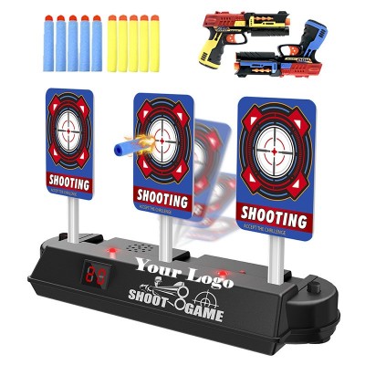3 Targets Auto Reset Electronic Scoring Shooting Games Toy Gift for Kid