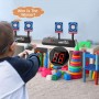 3 alvos redefinição automática de pontuação eletrônica jogos de tiro brinquedo presente para criança