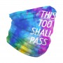 Face Mask & Face Scarf Custom Print Bandanas Neck Scarf for Sun Dust Protection Outdoor