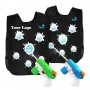 kid outdoor gift supplier kid water gun toys with Water Activated Vests outside games to play