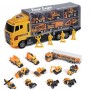 Precio de fábrica coche camión juguetes Carrier Construction Cars 11 en 1 Juguetes
