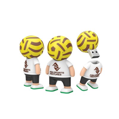 customised corporate gifts sports ball promotional flash drives China gift supplier