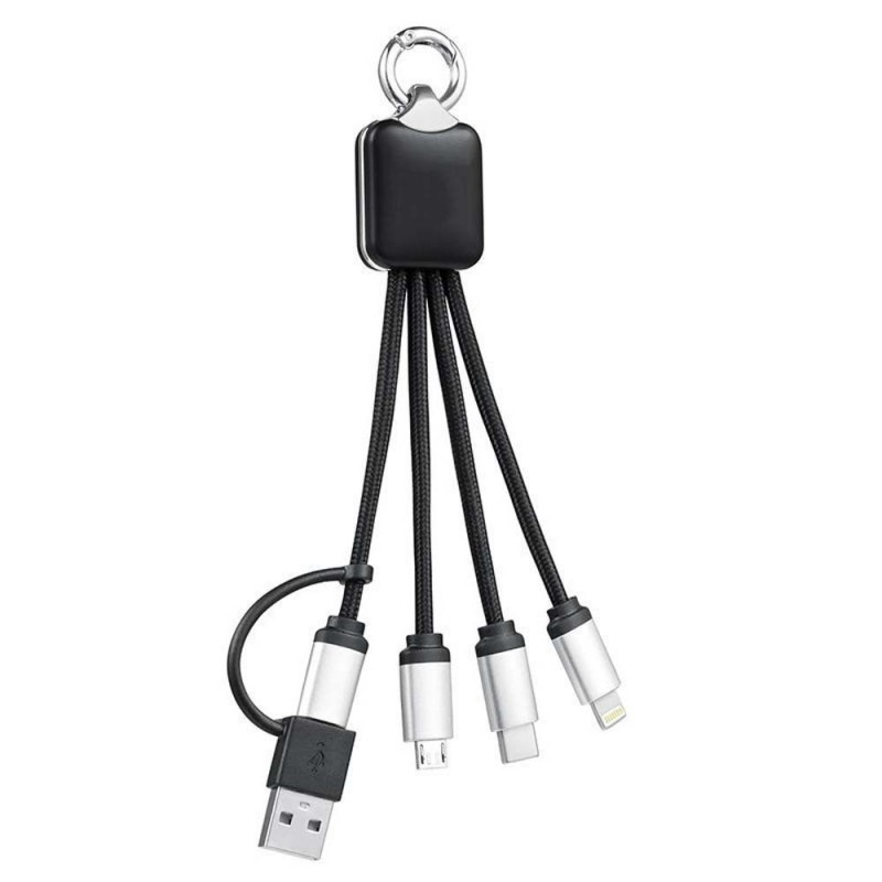 cheap Personalized Key Chain USB Cable Logo