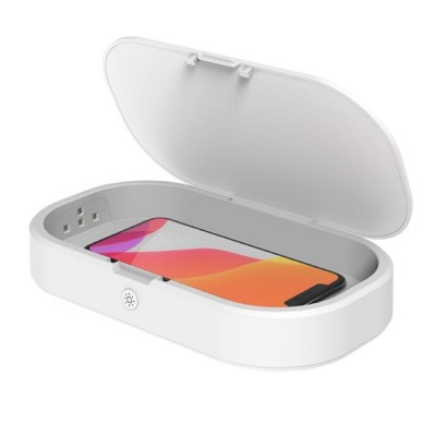 Boîte de chargeur de désinfectant UV pour smartphone, boîte de nettoyeur de désinfection pour désinfectant UV pour téléphone