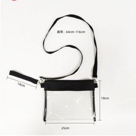 Personalized transparent pouch Custom small clear backpack