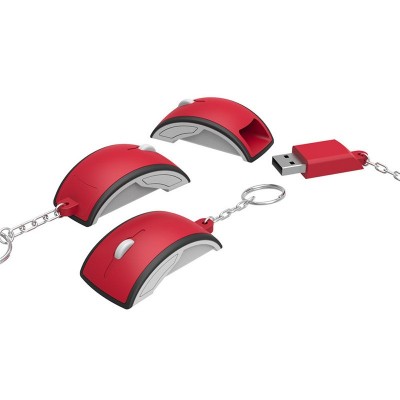 Распечатанные формы канцелярских принадлежностей на USB-накопителях в качестве подарков для коллег