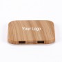 holiday gifts manufactures wireless charger printing logo wooden mini