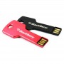 Mini cartão de memória USB de metal a granel promocional Chaves em forma de Design