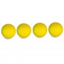 4-Pack Yellow Foam Baseball