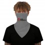 Graue Hals-Gamaschen-Gesichtsmaske für Männer Frauen Sommer UV-Gesichtsschal-Maske