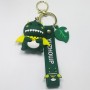 Custom PVC Keychain Cute Cartoon Dinosaur Shape Promo Gifts