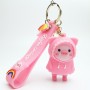 custom rubber keychain great accessory for bags decoration