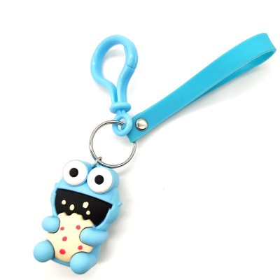 Cute Designs Animal PVC Rubber Keychain Women Bag Pendant Gifts