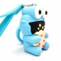 Cute Designs Animal PVC Rubber Keychain Women Bag Pendant Gifts