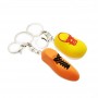 Fashion Cool Trend Shoes Silicone Rubber Keychain Men Car Key Ring