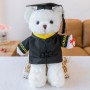 how to customized graduation bear doll doctor with logo