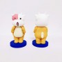 Mini Animals New Year Ox PVC Figure Gifts Cartoon Accessories