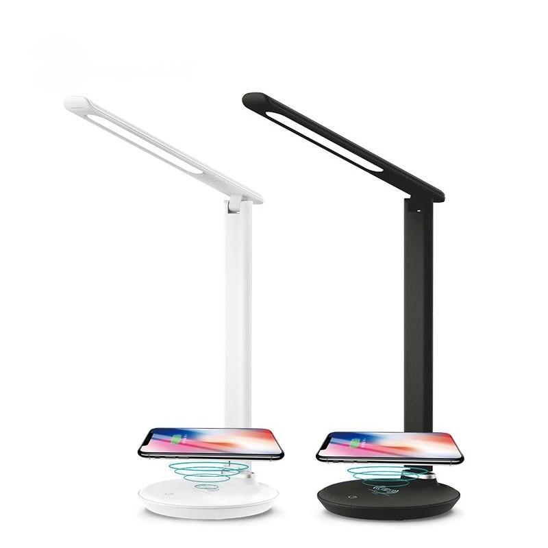 custom desk lamp with wireless charger