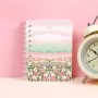how to create customizable spiral notebook with flowers