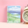 how to create customizable spiral notebook with sky