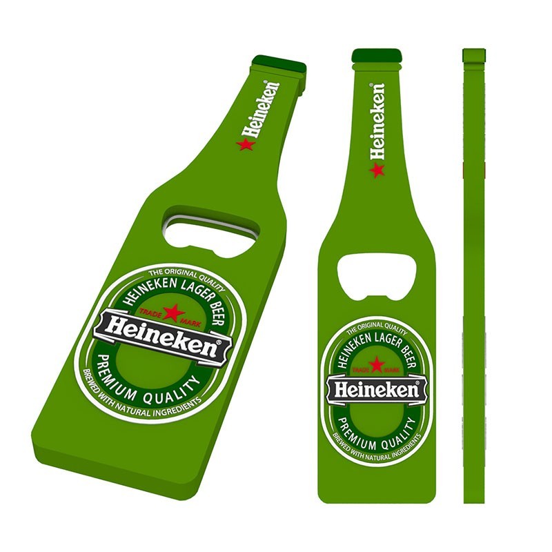 creative custom beer bottle opener by pvc gifts manufacturer