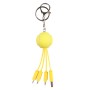 how to personalized ball shape keychain multicharger accessories