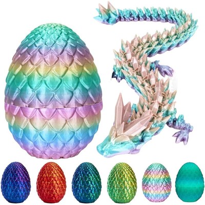 3D Printed Toy Crystal Dragon Egg
