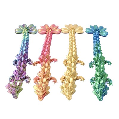 how to get 3D Printed 4 Leaf Clover Dragon Figurine