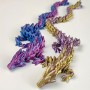 Hinge Structure Joint Movable Articulated Crystal 3D Printed Dragon