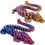 how to get Hinge Structure Joint Movable Articulated Crystal 3D Printed Dragon