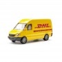 Modelo amarillo del camión del envío de DHL para el regalo expreso de la colección de la promoción de DHL