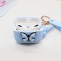 PVC Factory Light Blue Soft Silicone Case Cover with Butterfly
