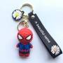 soft pvc keychain superhero Spider Man corporate promotional gifts