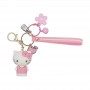 Portachiavi in ​​gomma personalizzato Sanrio Kawaii Figure regalo promozionale