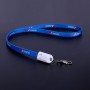 Neck Strap Phone Lanyard & USB Charging Cable 2-in-1, Micro USB/Type-c/iPhone Charger Cord Compatible with iPhone Samsung