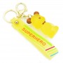 Cartoon Accessories yellow bears 3d rubber keychain promotional gifts giveaways