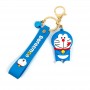 Adorable Doraemon Rubber Lanyard Keychain Small Promotional Gifts