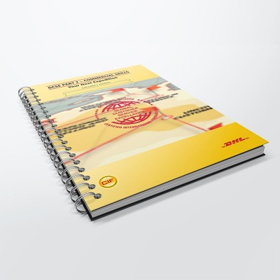 DHL Delivery Papeterie Notebook Entreprise Cadeaux aux employés