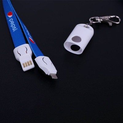 2-in-1 Lanyard Phone Charger and USB Data Cable Neck Lanyard - Convenience Meets Connectivity