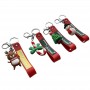 Weihnachtsmann-Silikonkautschuk-Schlüsselanhänger Beste Weihnachtsgeschenke