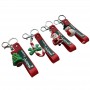 Santa Claus Silicone Rubber Keychain Best Christmas Gifts