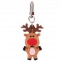 pvc keychain elk shape Pendant funny christmas presents