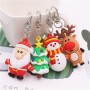 soft pvc keychain elk shape Pendant cute christmas presents