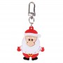 3D PVC Keychain Santa Claus Cartoon Pendant هدايا عيد الميلاد الرخيصة