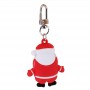 3D PVC Keychain Santa Claus Cartoon Pendant هدايا عيد الميلاد الرخيصة