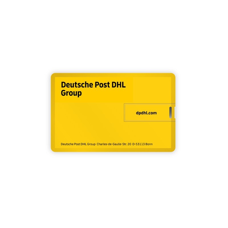 DHL express USB stick company gifts to employees