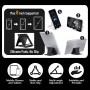 3 in 1 Charger Cable USB Adapter and Foldable Phone Holder